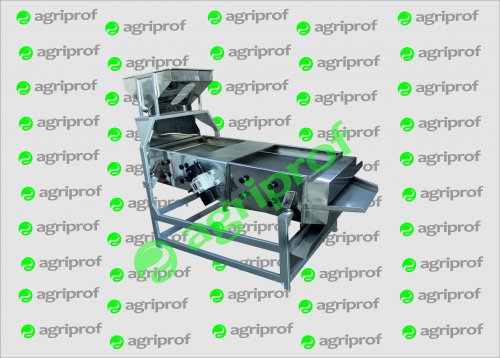 آلة غربلة السمسم – نظام غربال مزدوج من الفولاذ المقاوم للصدأ